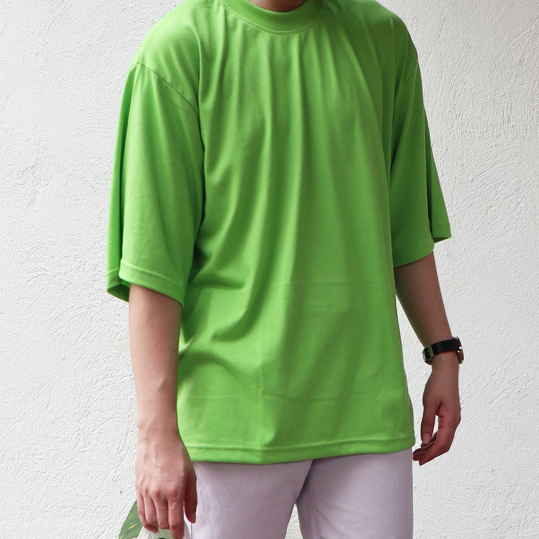 Almindeligt følsomhed Cataract Neon Green Oversized Men's T-Shirt – Bryt