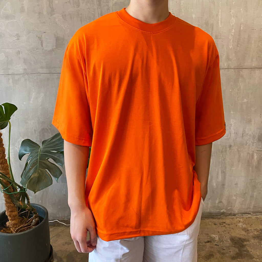 Orange Oversized Men's T-Shirt
