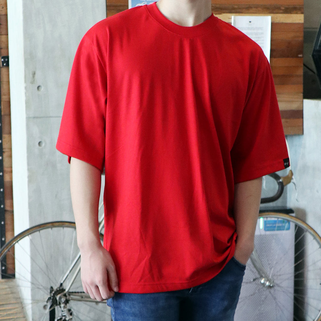 Red Oversized Men's T-Shirt